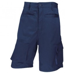 Spodnie bermudy M2BER - granatowo-niebieskie 