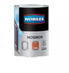 NOBILES NOBIKOR- Antykorozyjny podkład do metalu, matowy,Czerwony Tlenkowy 0.5l 