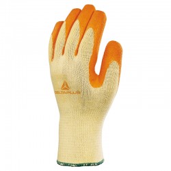 Rękawice lateksowe Delta plus-  VE730OR żółto-pomarańczowe